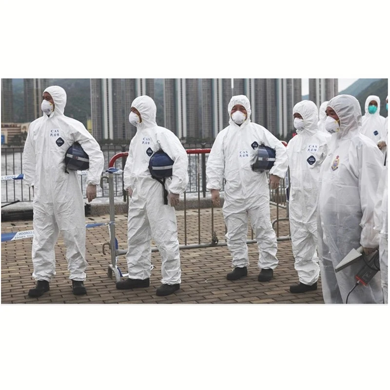 Tyvek для DUPONT защитная одежда одноразовые комбинезоны Антистатическая химическая рабочая одежда Пылезащитная защита от брызг Спецодежда