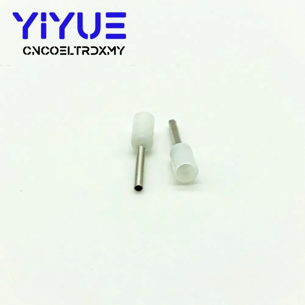 E1008 Tube insulating Insulated terminals 100PCSPack 1MM2 Cable Wire Connector Insulating Crimp Terminal (5)