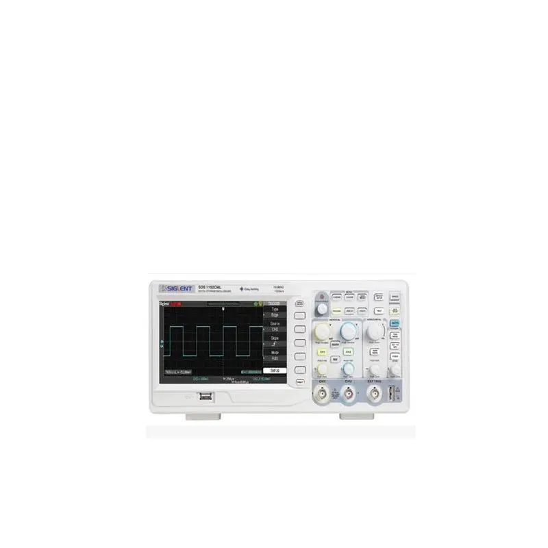 

Siglent 100MHz Digital Oscilloscope oscilloscopes SDS1102CML / ADS1102CML 2 Channels+1 EXT trigger 2Mpts memory rigol DS1102E