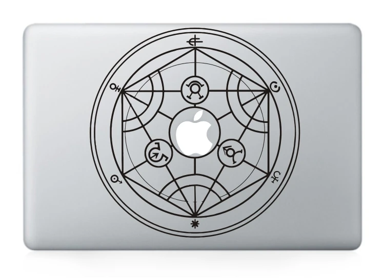Виниловая наклейка частичный стикер для Macbook Pro 13 15 дюймов Водонепроницаемый черный чехол для ноутбука наклейка для Macbook air retina - Цвет: MB-black-Part C(315)