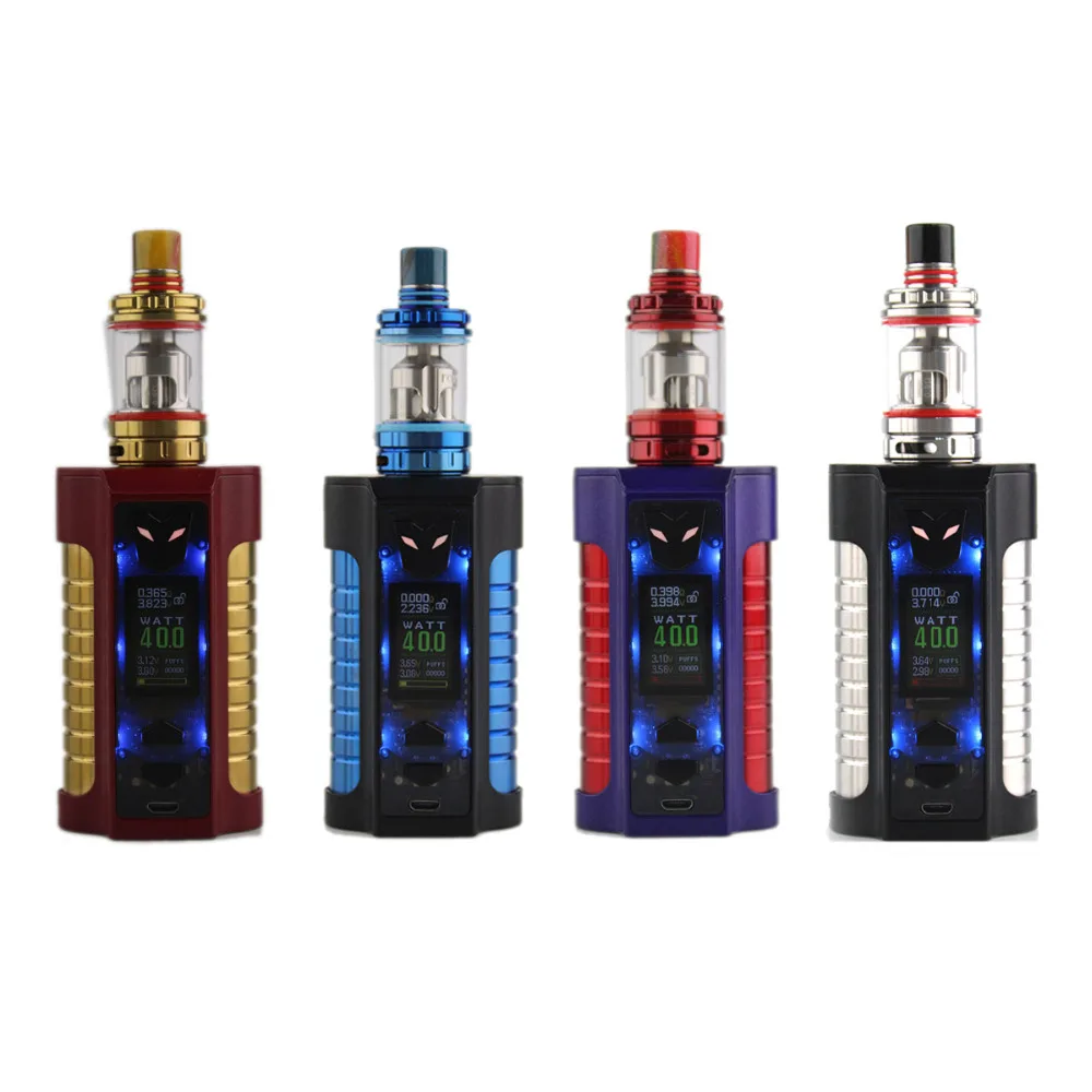 

Original Sigelei MT 220W TC Starter Kit with Sigelei MT Mod Revolvr Tank 4ml Atomizer with LED Lights Electronic Cigarettes Kit