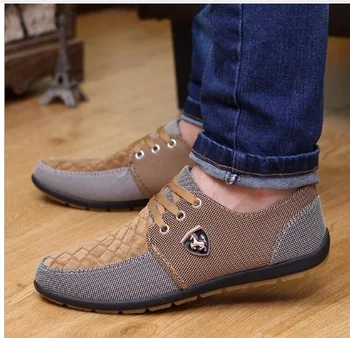 

Nice Mens Casual Shoes Mens Canvas Shoes For Men Shoes Men Fashion Flats Leather Brand Fashion Suede Zapatos De Hombre size28-67