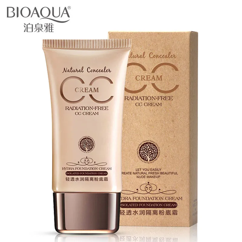 

BIOAQUA liquid foundation CC cream oil-control moisturizer makeup segregation frost concealer foundation cream skincare BB cream