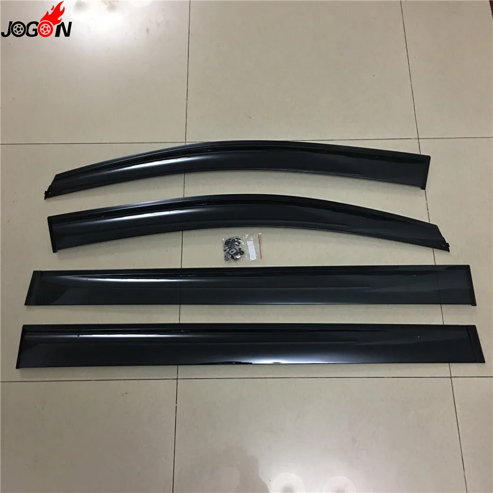 

4pcs/set Smoke Sun Rain Visor Vent Window Deflector Shield Guard Shade For Toyota Sienna XL30 2011-2017