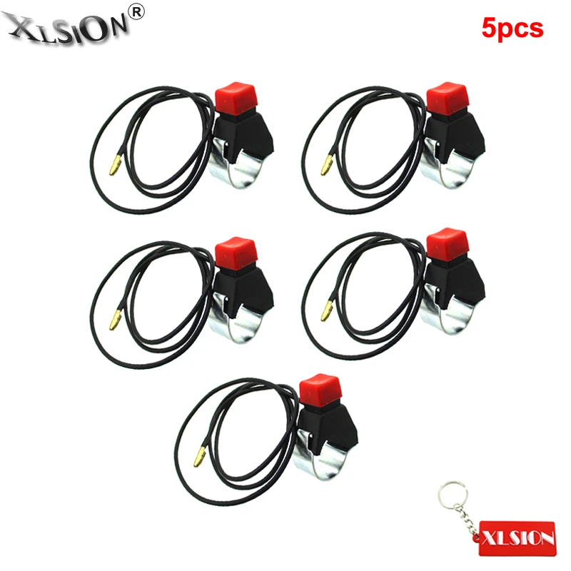XLSION Aftermarket 5 шт. Kill Switch для MTA1 MTA2 Mini Bike 47cc 49cc Cag Moto Dirt Pocket ATV | Автомобили и мотоциклы