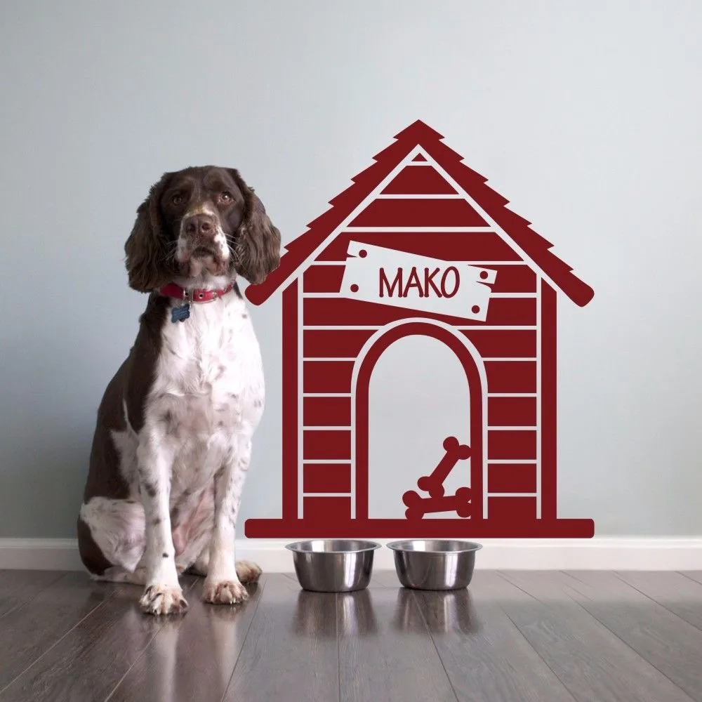 Animaux De Compagnie Chien Maison Sticker Mural Animal