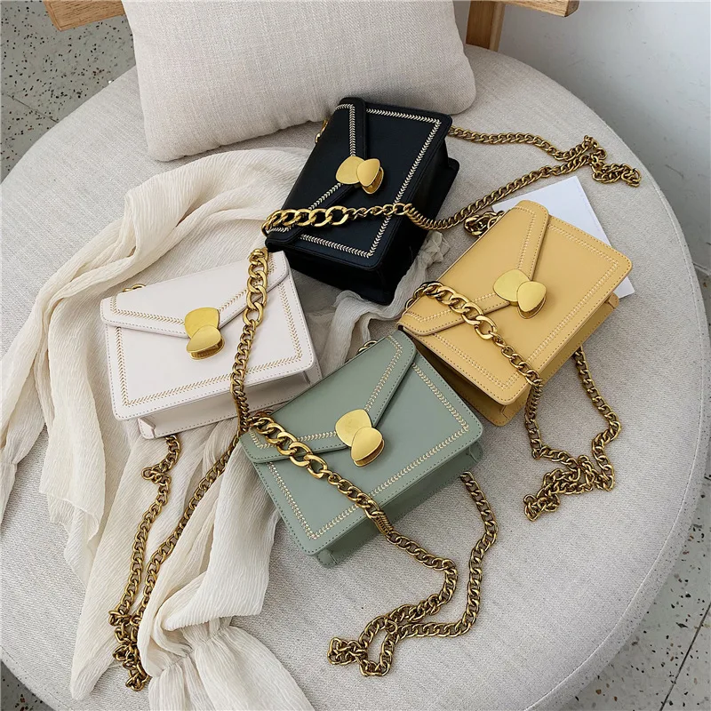 

Female Crossbody Bags For Women 2019 Quality PU Leather Luxury Handbags Designer Sac A Main Ladies Chain Shoulder Messenger Bag