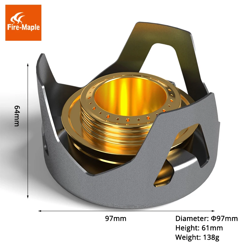 Огненный Клен Открытый жидкий Сверхлегкий твердый спирт Плита Портативный походный кемпинг инструменты Туристическое оборудование походная плита FMS-122