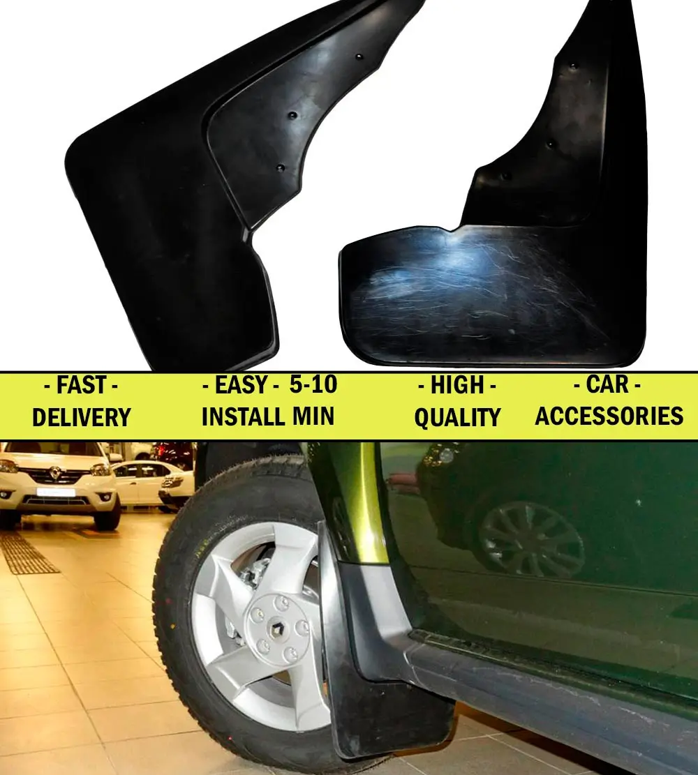 

Front mudguard for Renault Duster FL 2015-2016- 1 set \ 2 pcs protection against mud splash car accessories car-styling