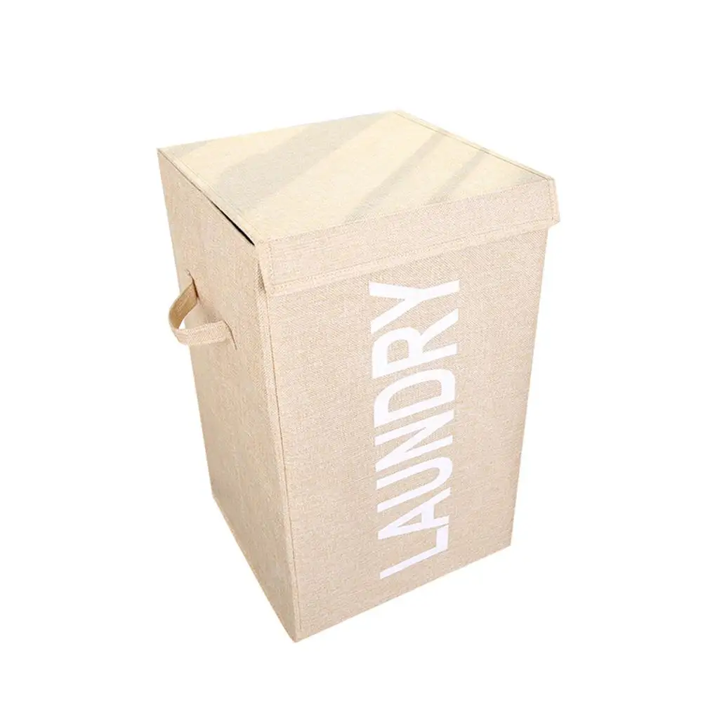 مربع طوي القماش سلة الغسيل عالية الجودة لعبة كبيرة Sundreis سلة التخزين مع غطاء للماء منظم منزلي مربع طوي القماش سلة الغسيل عالية الجودة لعبة كبيرة Sundreis سلة التخزين مع غطاء للماء منظم منزلي