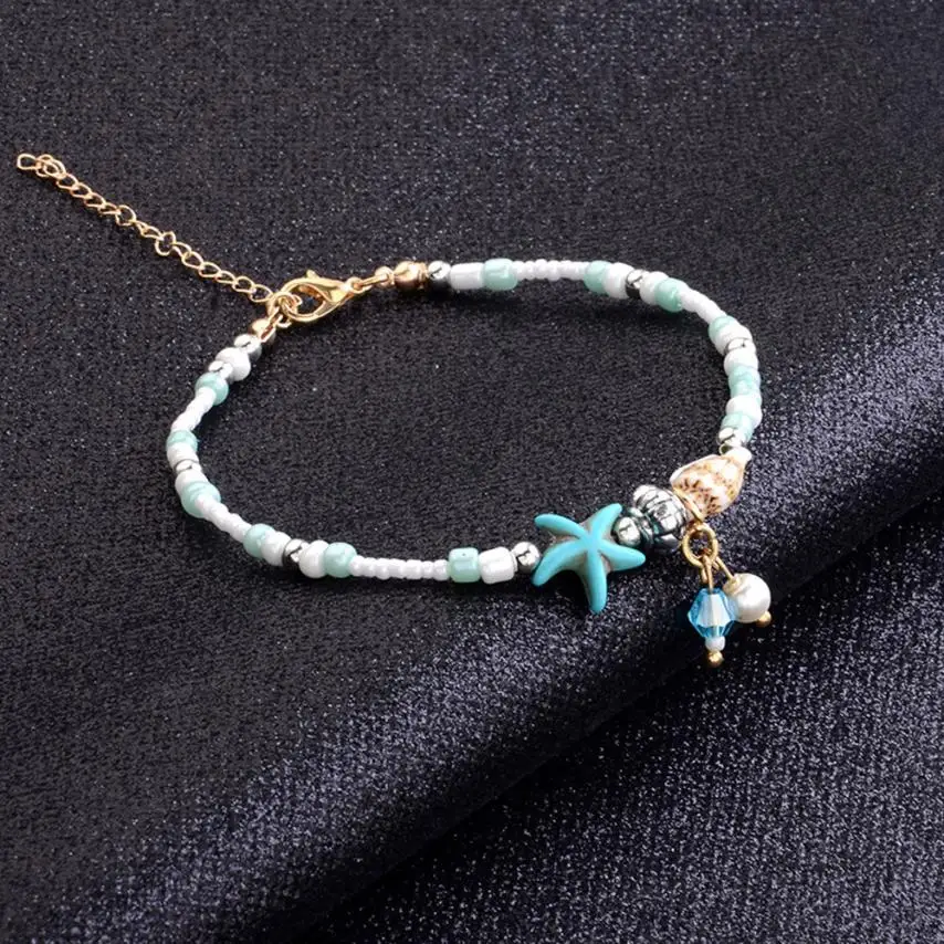 

Anklets Seashells Beach Fashion Casual Anklet Bracelet Bohemia Beads Bracelet Accessories Anklet Chain Tobillera 18JUN21