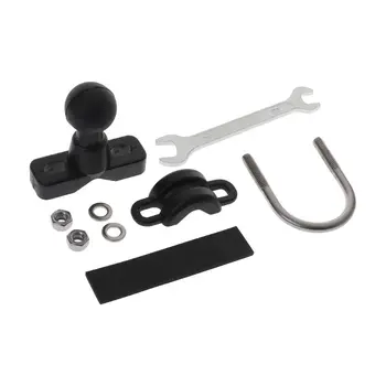 

U-Bolt Motorcycle Handlebar Bike Rail Rod Mount Base 1 Inch Ball for Gopro Camera Smartphone for Garmin Sony RAM Mount M77