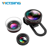 

Supreme Mobile Phone Fisheye Lens 12X Macro 24X Super Macro 3 in 1 Lens Kit Fish Eye Lenses for iPhone 5S 6 Samsung HTC Sony LG