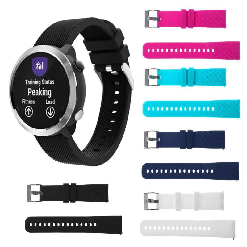 

Wristband Bracelet Universal Soft Silicone Smart Watch Band Strap Replacement for Garmin Forerunner 645
