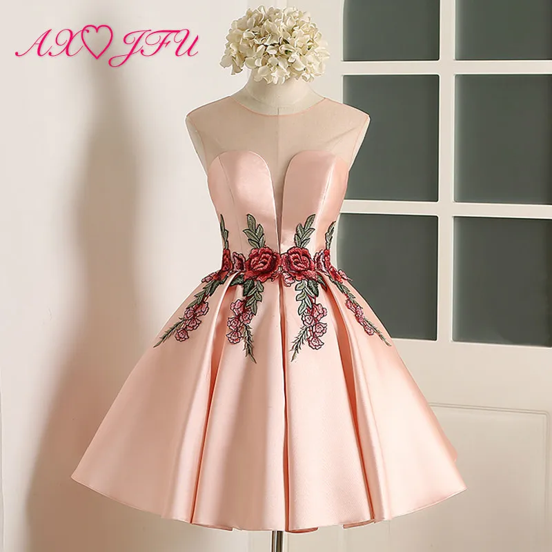 vestido simples rosa
