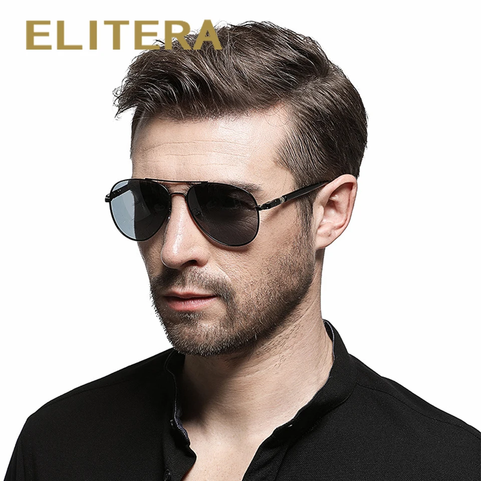 ELITERA бренд дизайн Пилот мужские солнцезащитные очки поляризованные линзы с УФ-защитой очки, подходят для вождения, солнцезащитные очки Для мужчин Для женщин