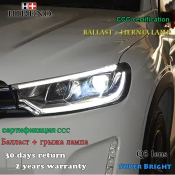 

Hireno Headlamp for 2016 Citroen C3-XR Headlight Assembly LED DRL Angel Lens Double Beam HID Xenon 2pcs