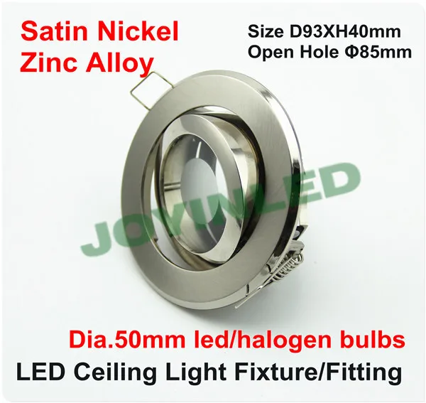Golden Bulb Lamp Holder Led Ceiling Gu10 Mr16 Spot Light Fixture