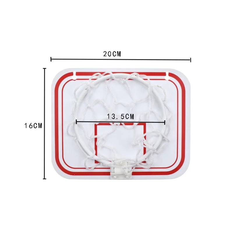 20*16 см пластиковая игрушка подборы Крытый Регулируемый подвесной баскетбольное кольцо для нетбола баскетбольная коробка баскетбольная мини-доска
