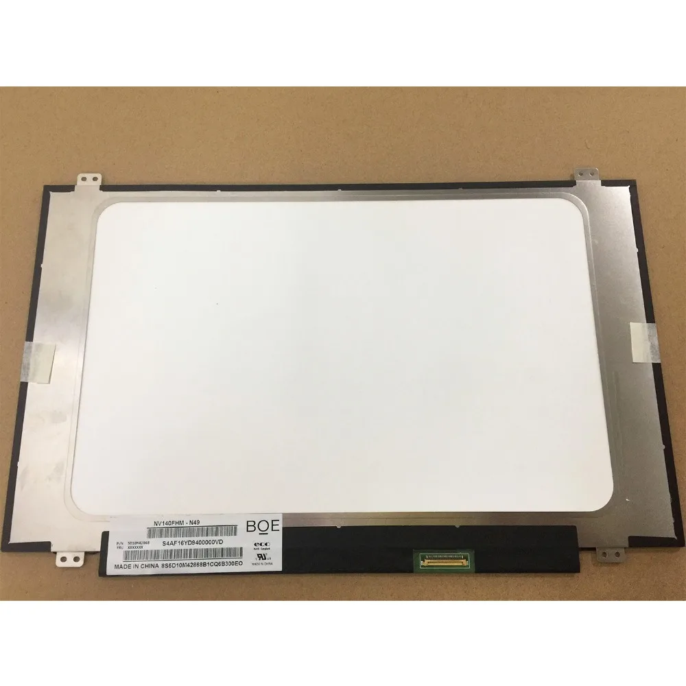Светодиодный экран для BOE NV140FHM-N49 5D10M42868 Матрица ноутбука 14 0 &quotFHD 1920X1080 матовый 30Pin