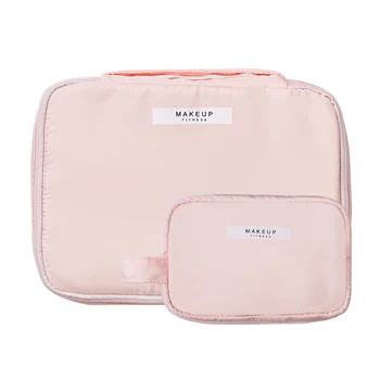 

Hot Selling Korean Fashion Women Brief Large Capacity Makeup Bag Cosmetic Bag Portable Multifunctional Storage Bag