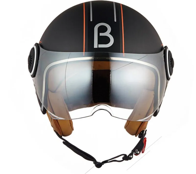 BEON мотоциклетный шлем Chopper 3/4 с открытым лицом винтажный мото Casco Capacete скутер