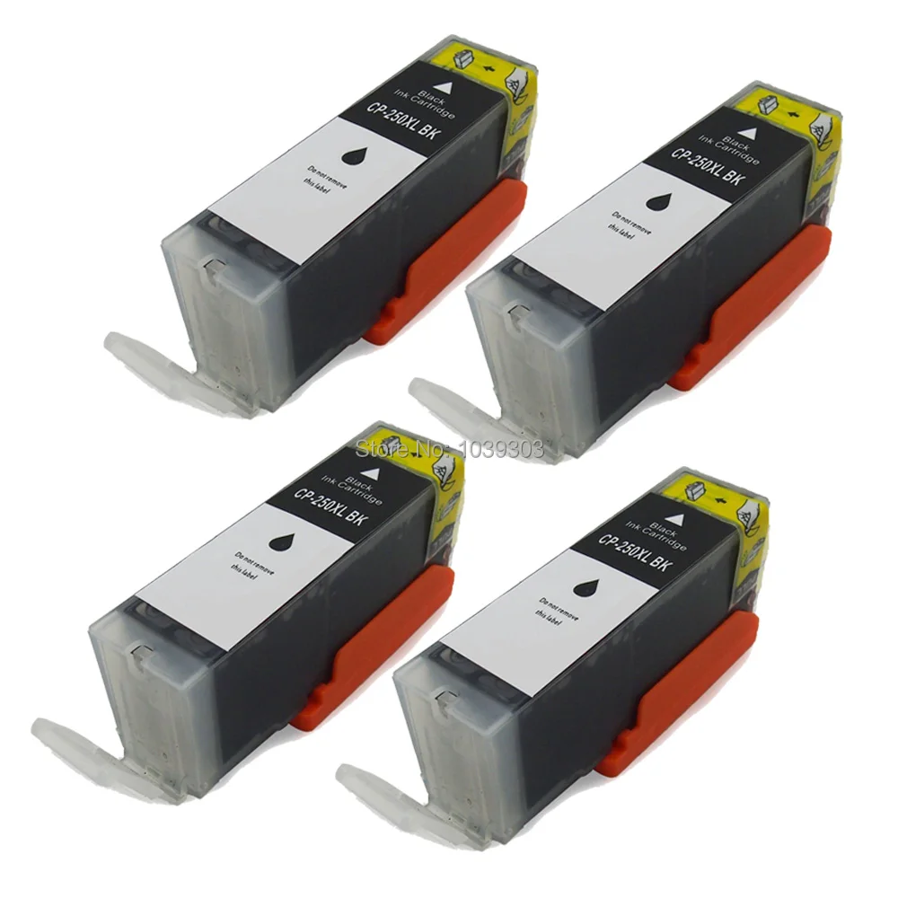 Чернила для струйной печати 4PK PGI250 XL совместимы с canon MG6320 MG7120 MG7520 IP8720 пополняемый