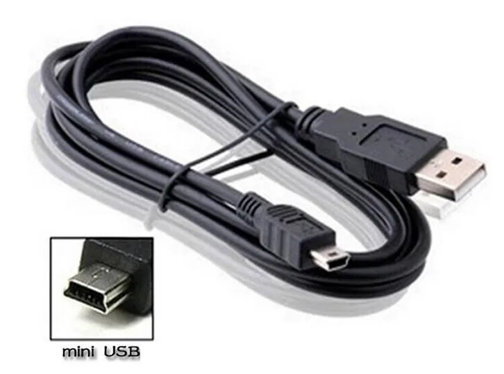 

0.8M USB Cable 2.0 A Male to Mini B 5 Pin 5P T Port MiniUSB for Devices MP3 MP4 Camera Mobile Phone HardDisk Computer