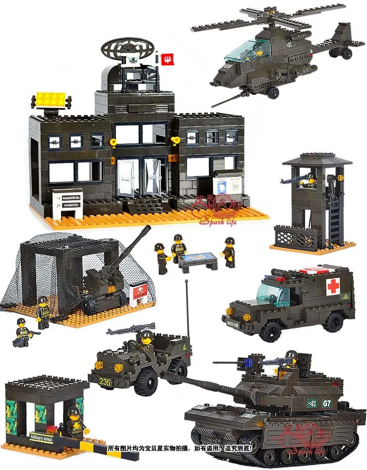 

without original box M38-B7100 Sluban Building Block Set 3D Construction Brick Toys Educational Block toy for Children