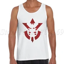 Vegeta Королевский Saiyan символ напечатаны мужские модные безрукавки с круглым вырезом Повседневные базовые Мужские фуфайки ретро геометрический мужской жилет