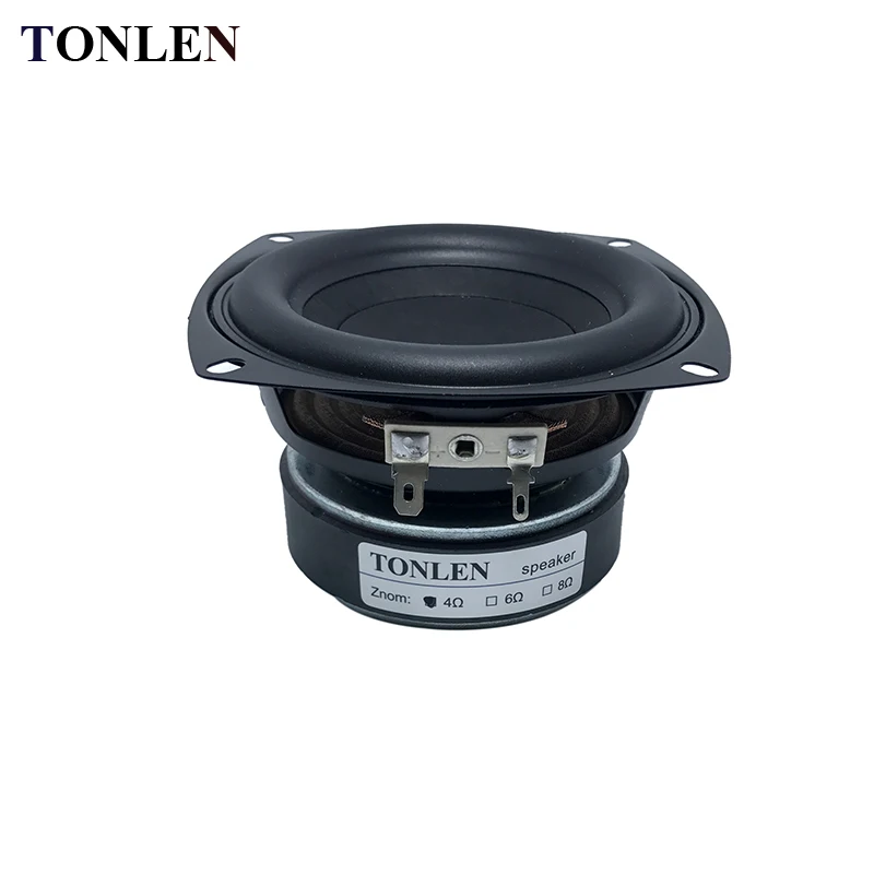 TONLEN 4 inch Subwoofer Speaker 4 ohm 8 ohm 40 W HIFI Bass High Power Speaker Horn portable audio Speakers Sound Box Sound Bar TONLEN 4 inch Subwoofer Speaker 4 ohm 8 ohm 40 W HIFI Bass High Power Speaker Horn portable audio Speakers Sound Box Sound Bar