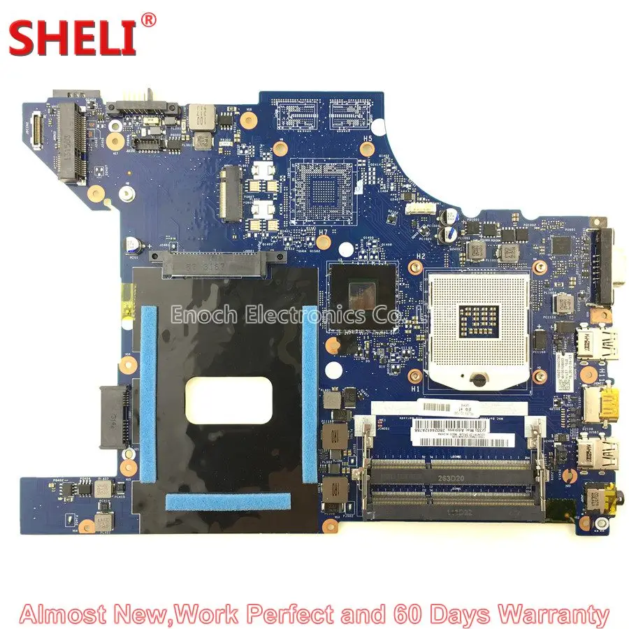 

SHELI 0CY1290 04Y1290 0C17683 Laptop Motherboard For Lenovo Thinkpad E431 VILE1 NM-A043 HM77 System Board Main Board Work Good
