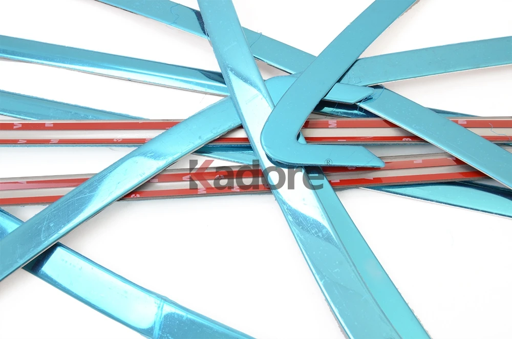 Для Kia Forte Cerato 2010 2011 2012 Нержавеющая сталь двери автомобиля полный оконный каркас подоконник Молдинг Накладка аксессуары