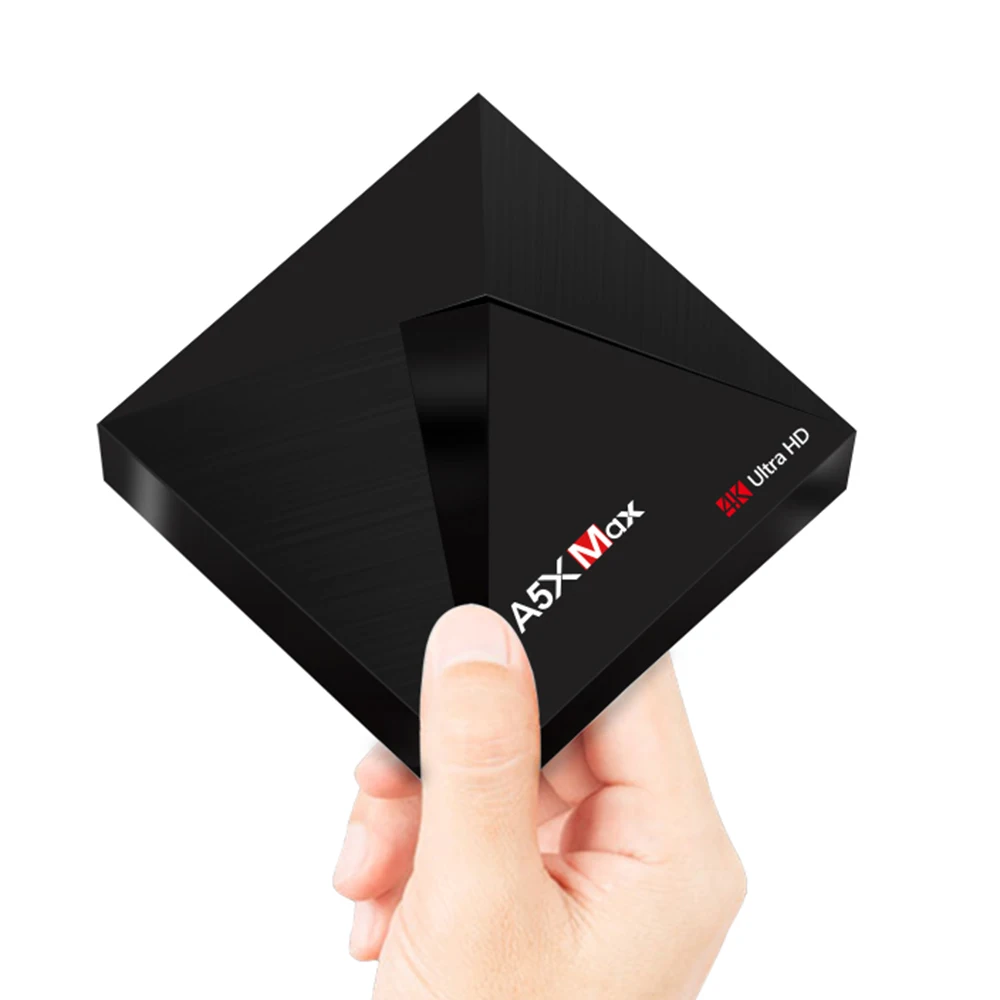 A5X Max Smart Android 8,1 tv Box 4 ГБ/32 ГБ RK3328 4 к VP9 H.265 HDR10 USB3.0 DLNA Miracast WiFi LAN Bluetooth V4.1 HD медиаплеер