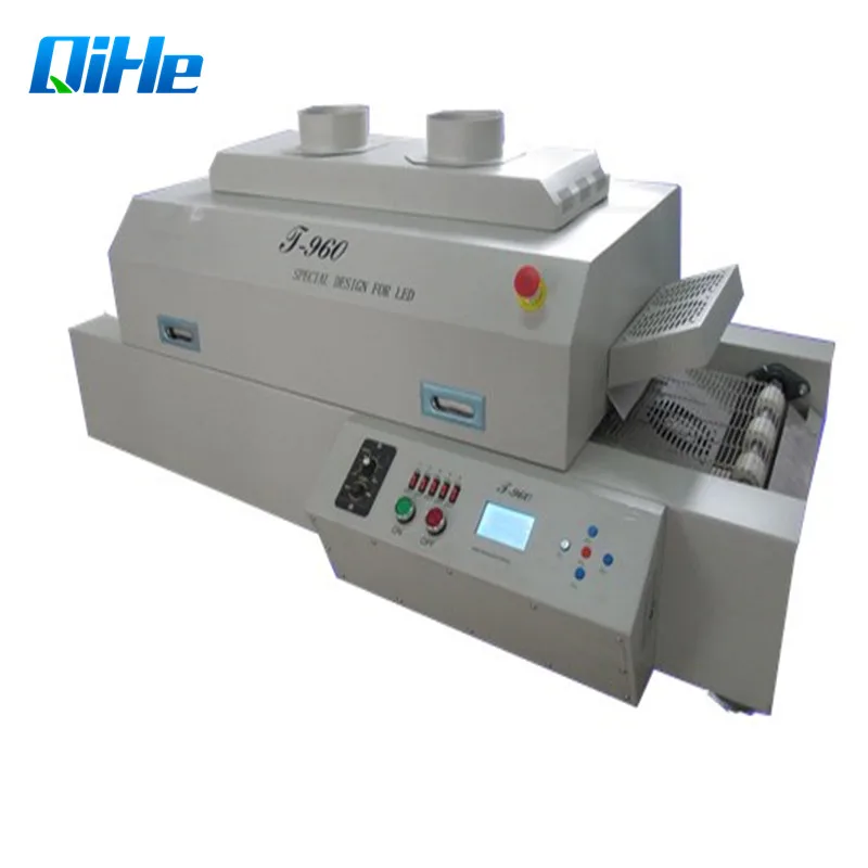 Qihe Bench Top Soldering Machine SMT Machine T960 Pcik and Place Machine LED Infrared Reflow Oven