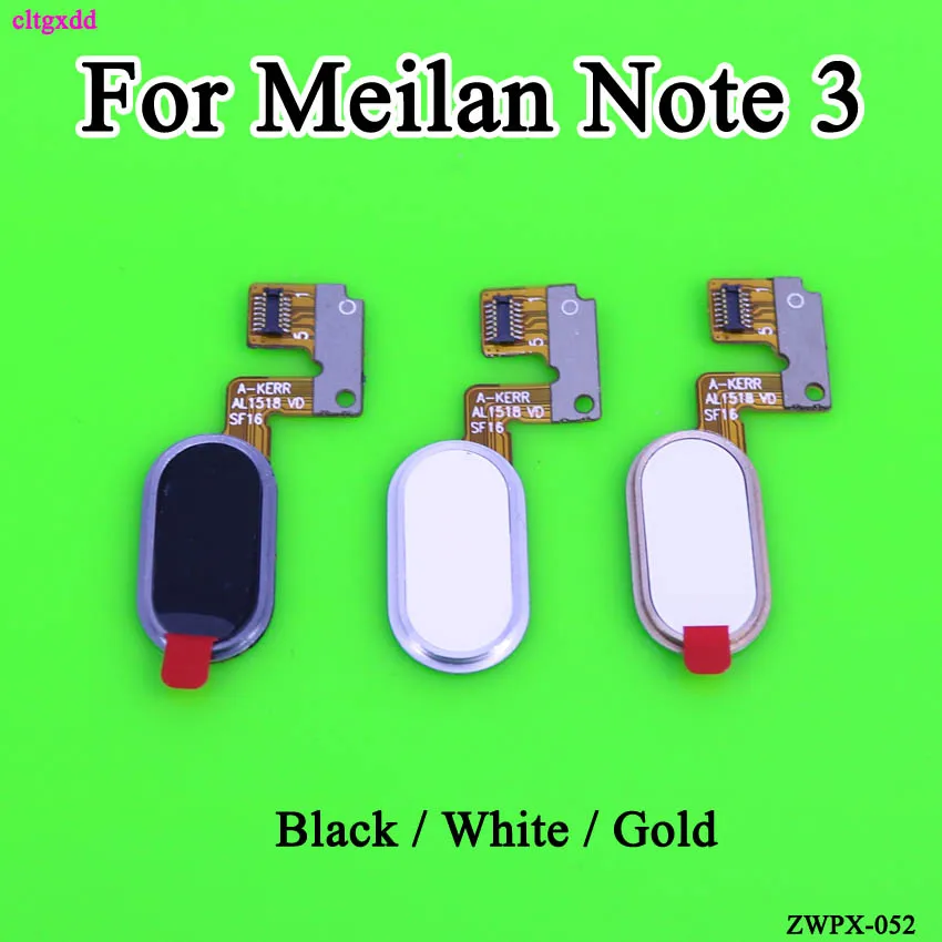 Cltgxdd для Meizu M3 Note Meilan Note 2 3 Главная кнопка назад соединитель в форме ключа сканер отпечатков пальцев гибкий кабель Замена
