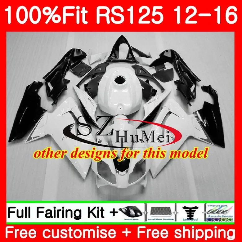 Впрыска для Aprilia RS4 RSV125 глянцевый красный RS-125 RS125RR 81SH14 RS125 12 13 14 15 16 RSV RS 125 2012 2013 обтекатель