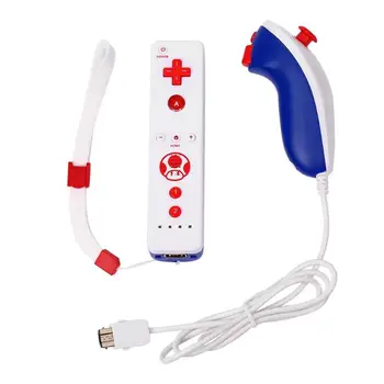 

VODOOL Built-in Motion Plus Wireless Remote Gamepad Controller For Nunchuck Joystick Game Pad Game Accessories