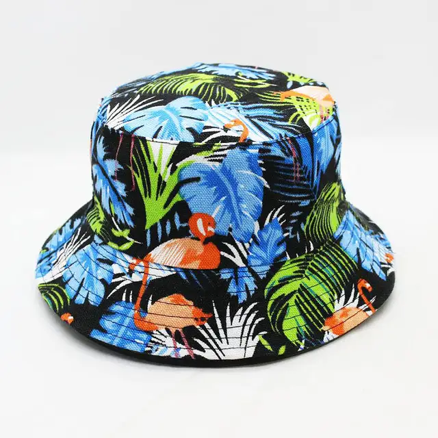 lsawdas Animal Flamingo Bird Graphic Unisex Print Bucket Hat Fisherman Bucket Sun Hat
