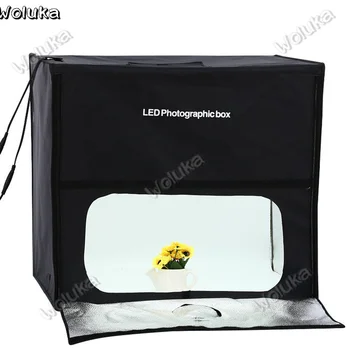 

60cm*60cm LED Professional Portable Softbox Box LED Photo Studio Video Lighting Tent with LED Light Photography Props CD50 T03