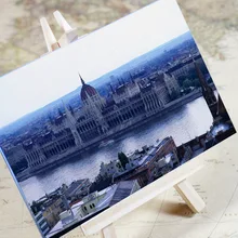 6 шт./компл. "Очаровательная городская серия-Venise" открытка с декором/поздравительная открытка/рождественские и новогодние подарки