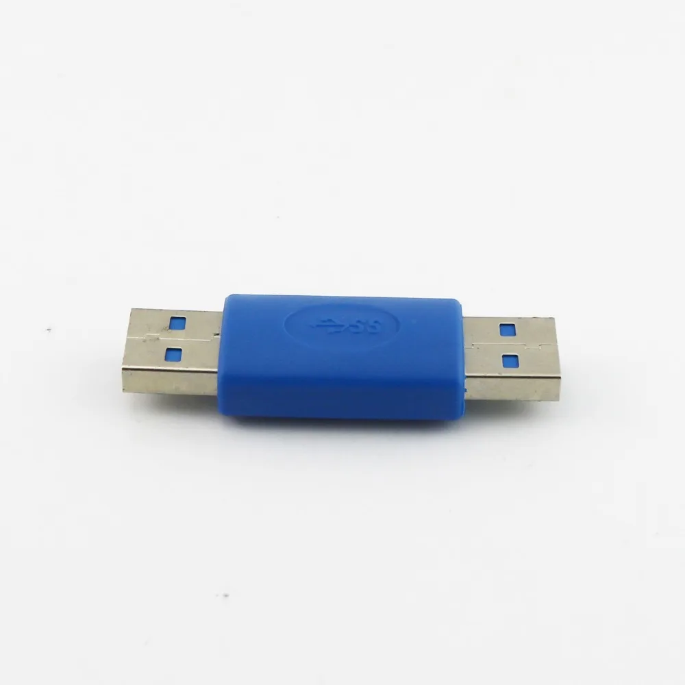 

20pcs USB 3.0 Standard A Male to USB 3.0 Standard A Male Plug Extension Connector Adapter Blue