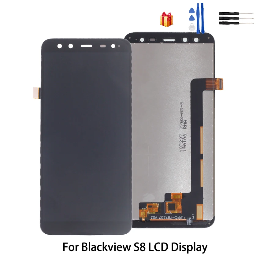 Оригинальный Для BlackView S8 ЖК дисплей сенсорный экран Запчасти для телефона