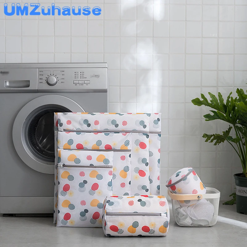 

Wash Laundry Bags Bra Underwear Clothes Clothing Pants Shoes Socks Storage Organizer For Washing Machine Mesh Home Organization