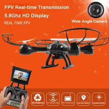 5,8G в режиме реального времени transimition FPV RC drone 1335 S Безголовый режим один ключ возврат высоты удержание rc Квадрокоптер с HD камерой VS V686