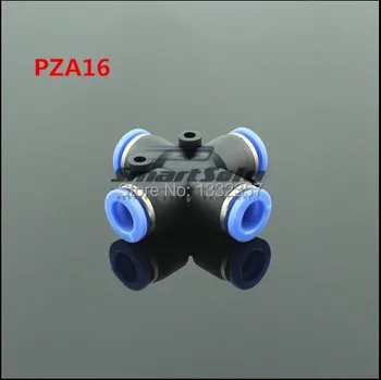 

Free shipping 20pcs/lot PZA16 cross platic fittings,16mm pneumatic one touch Fittings