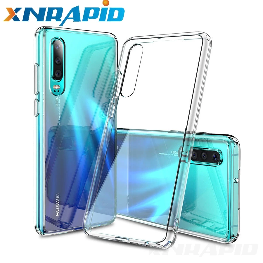 

Ultra Thin Hard Clear PC Back Cover for Huawei P30 Pro Lite P20 Pro Mate 20 Lite Nova 3E 4E Transparent Plastic TPU Phone Case