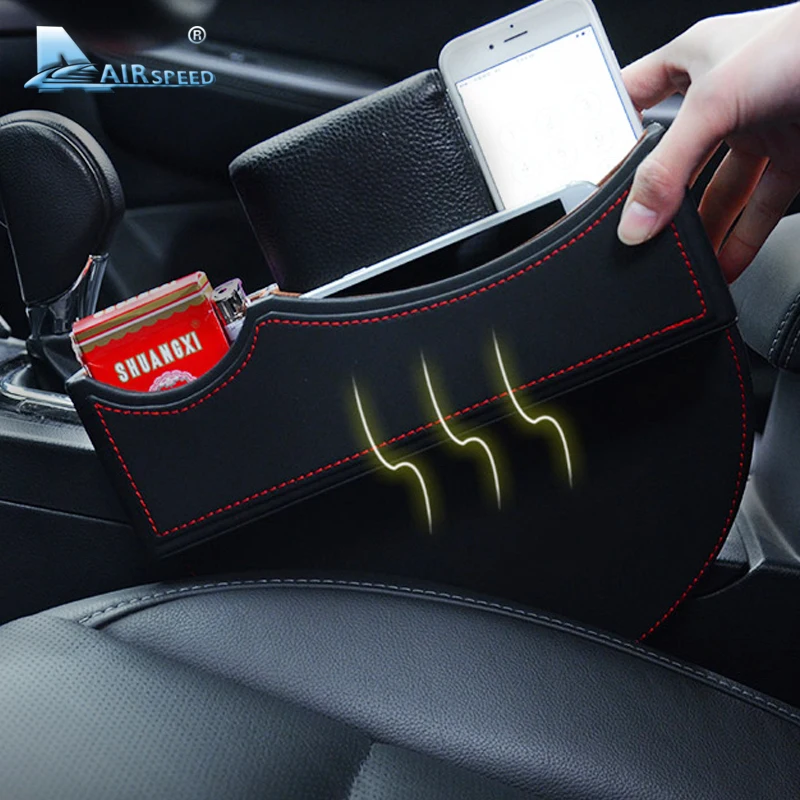 Кожаный Органайзер для Volvo XC90 S60 V70 XC60 S80 V50 V40 XC70 S40|organizer for car seat|car seat storage organizercar gap