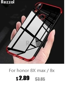 Чехол для huawei honor 8X max, роскошный металлический бампер, жесткая прозрачная задняя крышка из закаленного стекла для huawei honor 8X, Fundas Coque