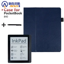 Чехол-книжка из искусственной кожи высокого качества с подставкой, защитный чехол для pocketbook 840 Inkpad pocketbook 840 2nd Inkpad ereader